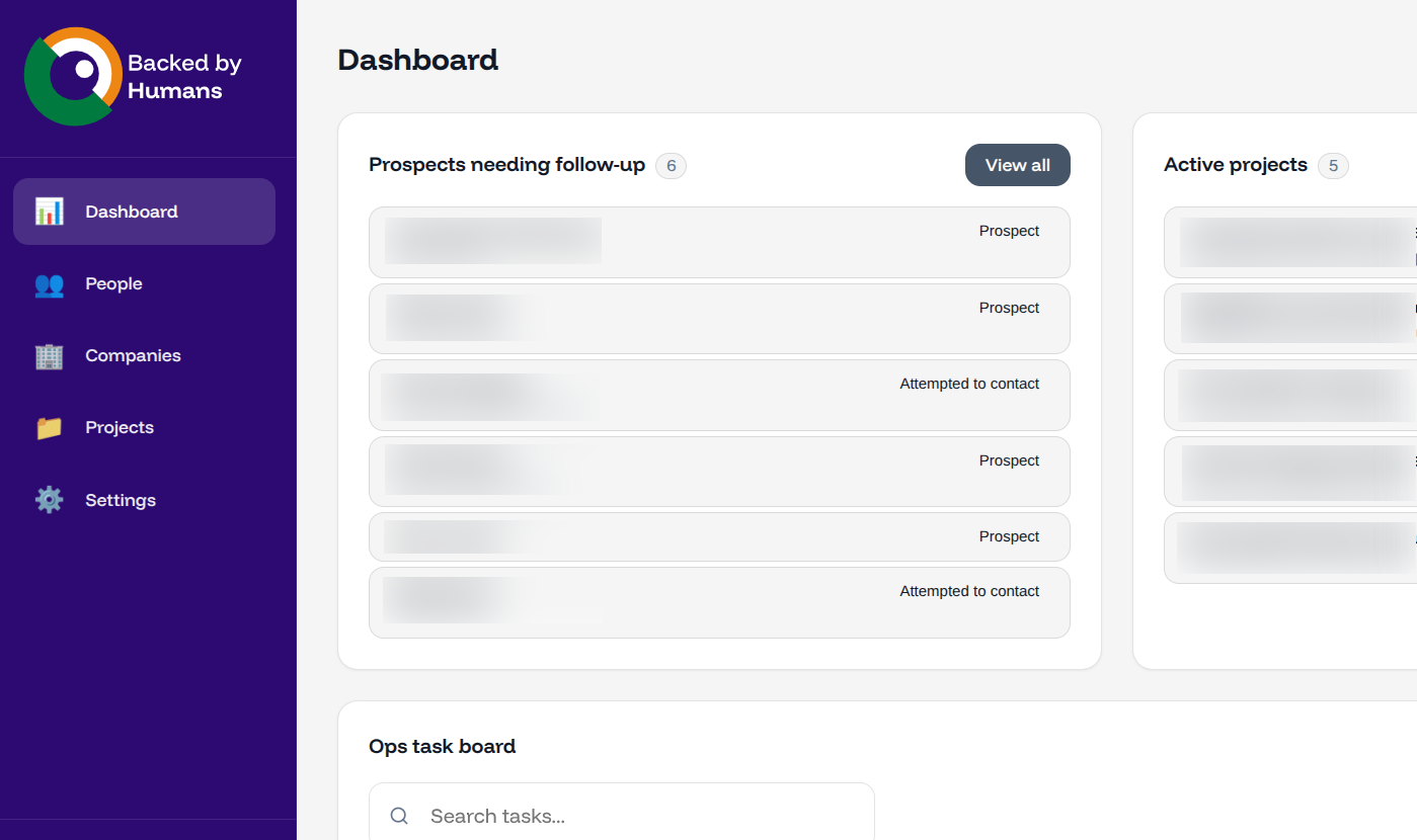 Building Our Own CRM