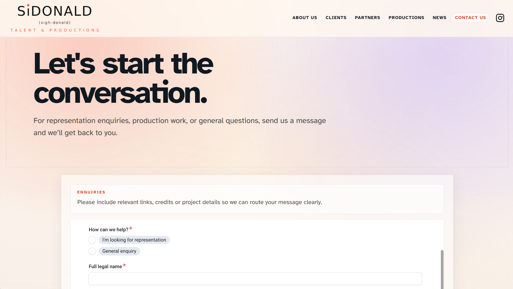 Contract and contact workflow interface used after successful meetings