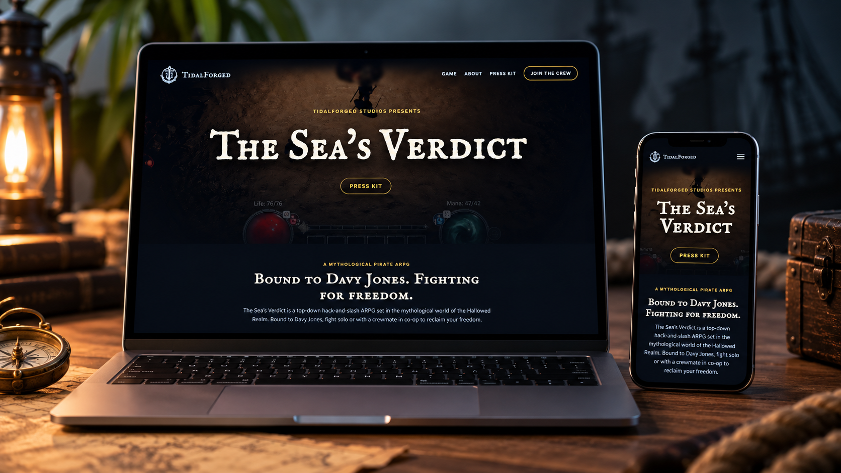 TidalForged Studios: Creating a digital home for The Sea’s Verdict and its community